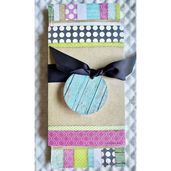 New Colorful Fiddlestix Paperie Magnetic Shopping List Pad & Note Pad Set of 2 - Picture 2 of 7